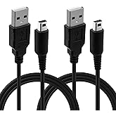 Mcbazel 2Pcs USB Power Charger Cable Cord for Nintendo DSI/ 3DS/ 3DS XL / NEW 3DS / NEW 3DS XL/New 2DS XL/New 2DS/2DS XL/2DS/