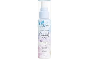 Physicians Formula Mineral Wear Diamond Setter, Spray Fijador de Maquillaje con Fórmula Ligera e Hidratante, Brillo Iridiscente y Difuminador de la Piel
