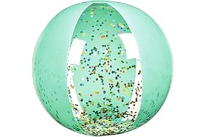 moses. Ballon de Plage à Paillettes pour Enfants - 40 cm de diamètre