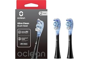 Oclean Recambios Cepillos Ultra Clean, Aptos para todos oclean cepillos eléctricos para adultos, Excelente eliminación de la placa dental,Tecnología FlexFit，5°Inclinación, Certificados por la FDA