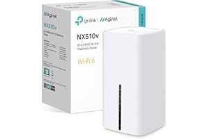 TP-LINK TP Link NX510V AX3000 Wi-Fi6 5G router with SIM Slot, Aginet 5G router, EasyMesh Telephony, Plug and Play WiFi 6 Router,APP Control, Full Gigabit Ports,VOLTE/CSFB, Remote Management