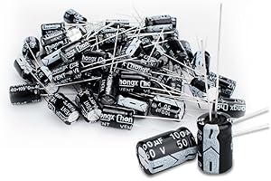 Innfeeltech 50 Pz condensatore elettrolitico 100uF 50V alluminio radiale condensatori elettrolitici