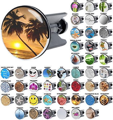 Waschbeckenstöpsel Summer, viele schöne Waschbeckenstöpsel zur Auswahl, hochwertige Qualität ✶✶✶✶✶