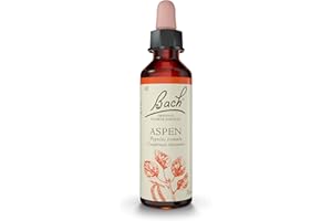 FLEURS DE BACH ORIGINAL - Aspen No 2 - Pour plus de Sécurité & Sérénité Face à l’Inconnu - Élixir Floral Naturel - Compte-Gouttes 20 ml Vegan