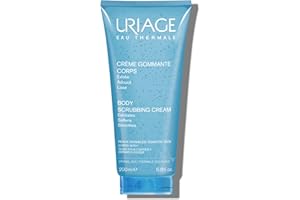 Uriage Exfoliante Corporal con Perlas de Sílice Natural - 3 en 1: Exfolia, suaviza y alisa - Elimina suavemente las células muertas, adecuado para pieles sensibles - Textura cremosa - Aroma floral