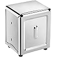New Star Foodservice 24043 Stainless Steel Short Napkin Dispenser, 3.875 by 4.75 by 5.5-Inch