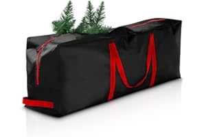 JOSPL Weihnachtsbaum Tasche Extra Groß,173x76x51cm Wasserdicht Weihnachtsbaum Aufbewahrungstasche 600D Oxford Aufbewahrungstasche mit Griffen und Doppelreißverschluss,Tannenbaum Tasche für 7-9FT Baum