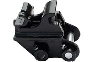 ‎FAFEICY Fafeicy Schnellwechsler für Bagger bis 3 Tonnen, Hochfester Legierter Stahl, Spannlänge ca. 92 mm / 3,62 Zoll, Minibagger Schnellwechsler für Maschinen