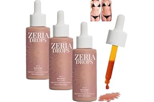 HOIDOKLY Gotas bronceadoras sin sol, Dolce Tan Love Drop, Zeria Tanning Drops U Drink, mejora tu tono natural de piel (3 piezas)