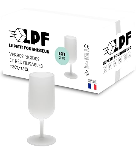 WEFHEF 2 Verres à Vin Plastique Réutilisables 200ml - Verres à Pied Détachables Pour Camping Et Pique-Nique