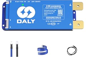 DALY BMS 150A Balance 12V auf 24V - 1A Aktiver Balancer 4S - 8S BMS Eingebautes Bluetooth RS485 CAN für LiFePO4/Li-Ionen/LTO-Akkupacks für Heimenergiesystem, tragbares Kraftwerk, E-Bike