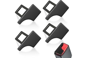 ZephyrCraft 4 Clip per Cinture di Sicurezza, Adattatori per Fibbie di Sicurezza, Estensione Cintura Auto per Auto e Camion Garantiscono Massima Protezione