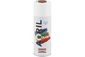 AREXONS | Acricolor Smalto spray Ral 8003 Marrone Chiaro, Vernice spray 400 ml, Adatto a tutte le Superfici, smalto acrilico ad Alta Coprenza, Spray Resine Acriliche