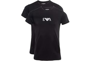 Emporio Armani Men's 2-Pack Endurance Crew Neck T-Shirt T-Shirt Uomo (Pacco da 2)