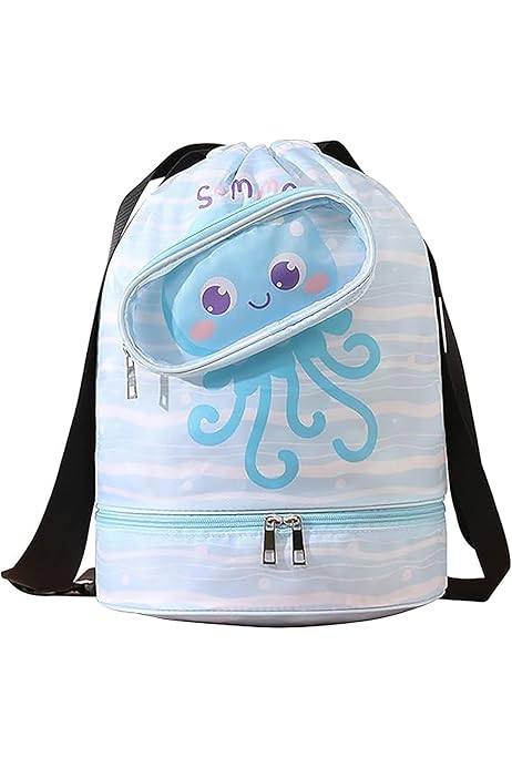 Sac Piscine Enfant AUNGKWANG 30L - Sac Dos étanche Plage Piscine