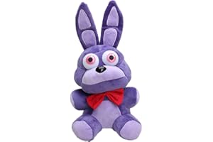 DEERO 25 cm FNAF Peluche Oso Zorro Dorado Freddie Pesadilla Fredbear Fox Chikabonny Muñeco De Peluche para Niños (Bonnie 25cm)