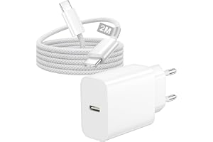 25 W USB C Laddare snabbladdning med USB C kabel 2M iPhone Snabbladdare