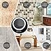 Rantizon LED Makeup Mirror 7X Magnifying Lighted Illuminated Cosmetic Mirror 360° Rotation Adjustable Suction Mounted USB Rechargeable Battery Shaving Mirror Tabletop Bathroom Mirror