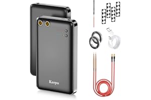 Mini-Punktschweißgerät, Kerpu 5000mAh Batterie-Punktschweißgerät, 6-Gänge einstellbar mit Typ-C Ladeanschluss, 5M Nickelblatt-Schnellspannstift für die Herstellung von DIY-Batteriepaketen