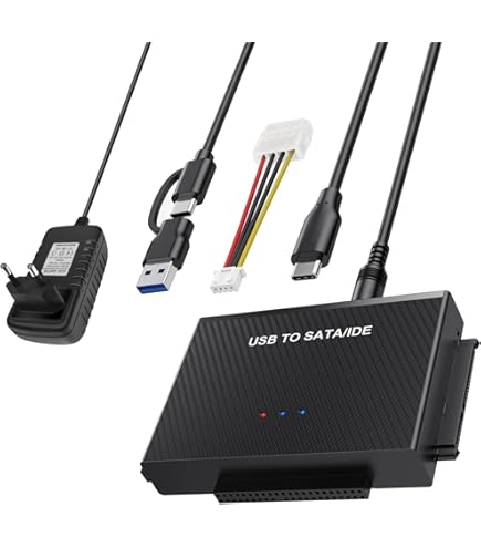 SATA USB-adapter, USB 3.0 naar SATA converterkabel voor 2,5/3,5 inch