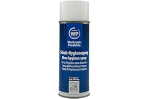 WERKSTATT-PRODUKTE Schuhhygienespray 400ml Schuhdeo gegen Schweißgeruch & Bakterien - Antibakteriell, langanhaltend frisch, für Sneaker, Sportschuhe & Arbeitsschuhe WP