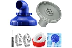 YANGUN 6pcs Pool Auslassdüse 32mm, Pool Einlaufdüse 360° Drehbar Mit Schwenkbarem Kopf, Pooldüse Verstellbar Für Intex Bestway Swimmingpool Auslauf Zubehör, Für Standard Beckeneinlaufdüse