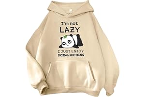 YINGKE Donna Kawaii Felpa con Cappuccio Casual con Modello Stampa Animale del Fumetto Y2K Harajuku Style Halloween Cute Girl Ladies Felpa