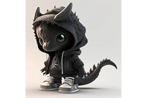 AEbdgdd Heißverkaufte Neue Halloween Dekorationen, Coole Drachen Figuren Halloween Dinosaur Statue, Niedliche Garten Drachen Skulptur Aus Harz Tierfigur Deko Für Den Außenbereich, Weihnachten (D)