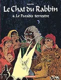 jaquette livre Le Chat du Rabbin, tome 4 : Le Paradis terrestre