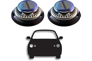 JIcloun Mini Chauffage cinétique Portable, Chauffage Solaire Rotatif, diffuseur de Voiture, Mini Chauffage cinétique Portable pour Voiture, Bureau, Chambre à Coucher, Maison,2pc