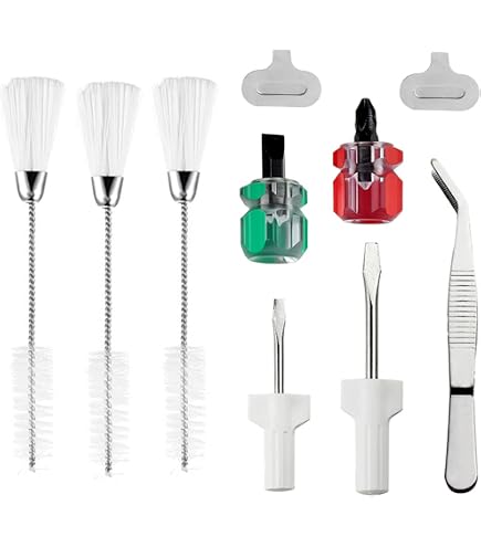 24 Brosses De Nettoyage Réutilisables En Silicone Pour Machine à Coudre Et Petits Espaces - 4 Modèles Différents