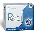 Nutranexus - Pre & Probiotics Capsules - 45 Billion CFU - 8 Active Bacteria Strains - Gut Health l Multi Enzyme Blend for Digestion & Bloating Relief - Non GMO & Gluten Free EXP. 03/2027