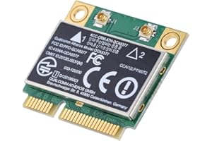 MAVIS LAVEN Adaptador de Red de Alta Velocidad Mini Tarjeta PCI Express, 2.4G / 5GHz Banda Dual Bluetooth 5.0 433 Mbps WiFi Mini PCI-E Tarjeta inalámbrica