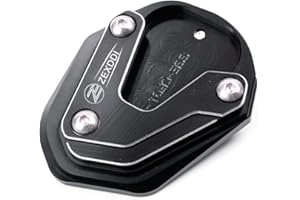 ZEXDDI adatto per CFMOTO 700MT 800MT 650MT 650 800 700 MT 650TR-G cavalletto laterale per moto CNC estensione pad 650 TR-G TRG MT800 (nero)