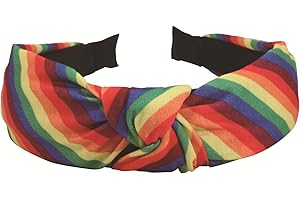 PEJLND Rainbow Pride Wide Headbands for Adults Kids - 1Pcs Rainbow Gay Hair Bands Elastic Head Wrap Cute Knot Hair Band Pride Accessories for Women Men Girls Gifts