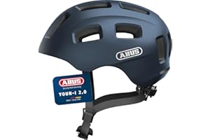 ABUS Youn-I 2.0 bike helmet - with light for children, teenagers and young adults - for girls and boys