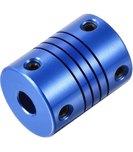 Giunto Albero Flessibile In Alluminio 6mm X 8mm Per Motore Passo-passo