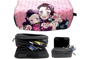 MIFKLMV Astuccio Portapenne Demonn Slayerr Anime Personaggi Astuccio 3D Matita Case per Bambini Adolescenti Ragazzi Bambini Casa Ufficio Scuola