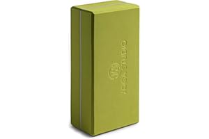 Yoga Studio Yoga Block High Density EVA Foam Gym Exercise Brick - Anti Slip, Bevelled Edges, Lightweight and Travel Friendly, Pilates Practice