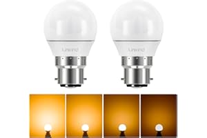 Linkind Dimmable Bayonet Light Bulbs, B22 LED Bulbs Warm White 2700k, 4.2W (40w Equivalent), 470LM, P45(G45) Energy Saving Light Bulbs Bayonette, Pack of 2