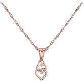 Glittering Cubic Zirconia Designer Valentines Special Chain Pendent Necklace With Earrings Set for Women