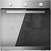 Cecotec Horno Integrable Bolero Hexa C136000 Mirror Time A. 2800 W, 77 L de capacidad, 4 funciones, Timer, Steam Assist, Stea