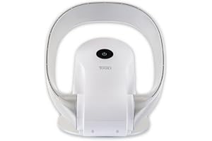 TULI uuli Ventilatore da Parete Senza Pale: 9 Velocità, Oscillazione 80°, WIFI, Touch Screen, Telecomando, Risparmio Energetico (1, BIANCO)