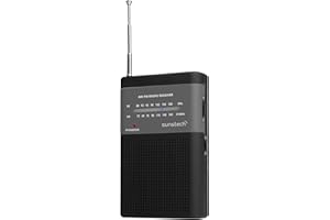 Sunstech RPS42 - Radio portátil con Altavoz, Color Negro