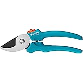 Gardena EasyCut Bah&ccedil;e Makası, Bypass Kesimi, 20 mm Kesme &Ccedil;apı, Ergonomik Saplar, PowerCoating Bı&ccedil;akları, Uzun S&uuml;reli Kalite, 