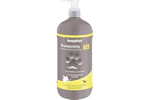 BEAPHAR – Shampoing Premium démêlant pour Chien aux Poils Longs – Aux extraits naturels de céramides végétales & d’Avoine – Démêle et nourrit – Pelage Brillant – pH Neutre & sans parabens – 750 ML