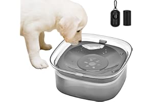 Wassernapf Für Hunde, Auhou Trinknapf Hund Anti Schlabber 2l, Hundenapf Auslaufsicher rutschfest, Auslaufsicherer Hundenapf, Pet Wassernapf Trinknapf Hund FüR Unterwegs Und Innen