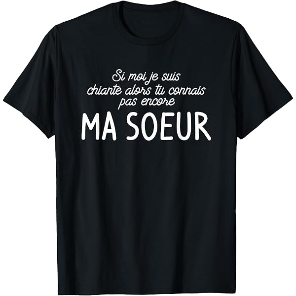 T-shirt 'Belle Soeur En Or' Pour Femme - Cadeau Original Et Drôle - Coton Doux, Impression Dorée - Idée Fête Des Mères, Anniversaire - 9