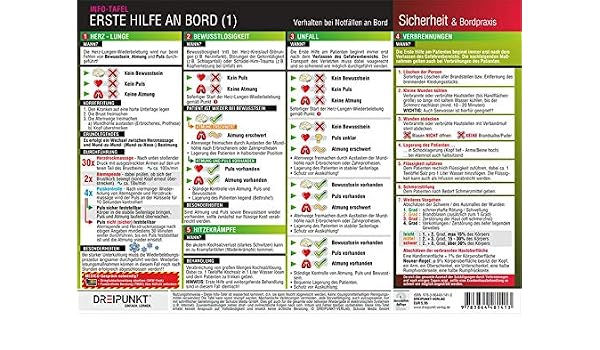 Erste Hilfe An Bord 1 Verhalten Bei Notfallen An Bord Amazon De