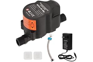 MARHYNCHUS Bomba de Refuerzo de Presión de Agua Completamente Automática, bajo Nivel de Ruido, Refuerzo de Ducha Pequeño, Bomba de Recirculación con Protección contra Escasez de Agua